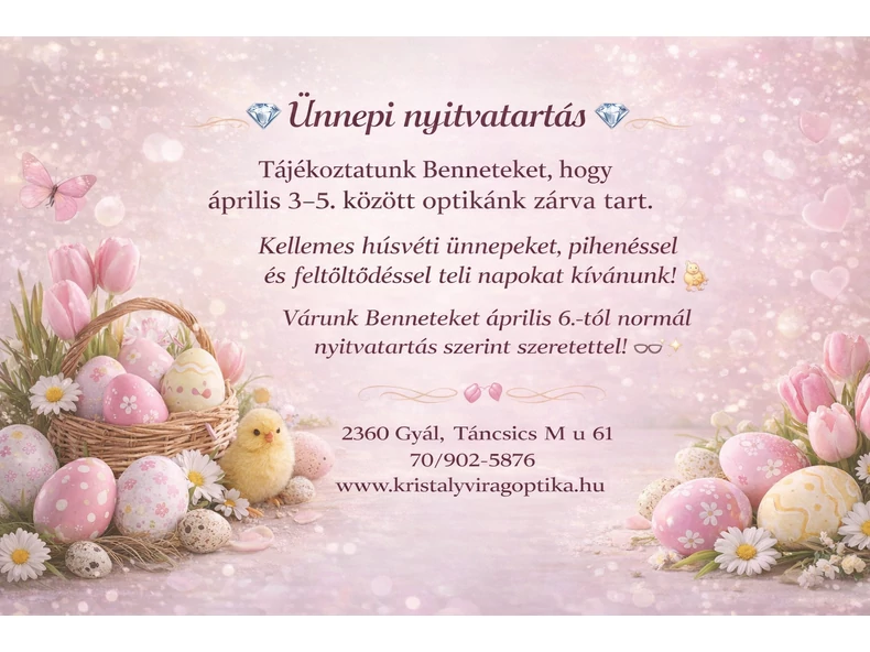 Ünnepi nyitvatartás